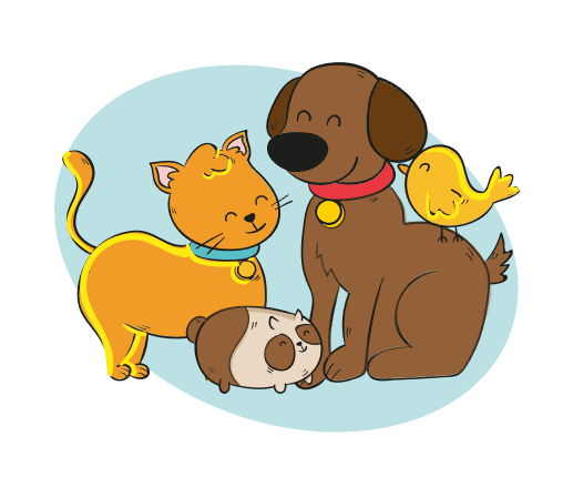 Unique pet name generator illustration