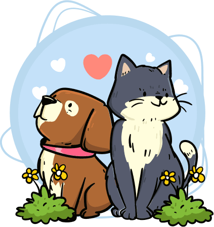 Find pet name illustration