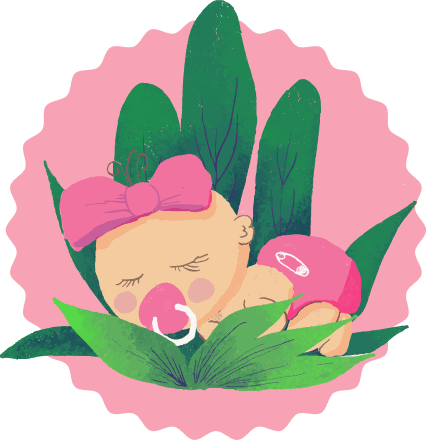 Unique girl's name illustration